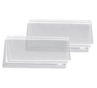 SIGEL TA150 Porta-carte con fissaggio a incastro, acrilico, per tutti i formati di menu, 2 pz