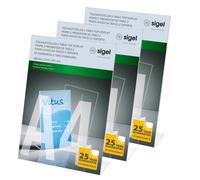 SIGEL TA210 espositore da tavolo inclinato, per A4, acrilico, 3 pezzi3 pezzi