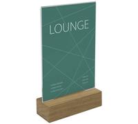 Sigel TA252 Espositore da tavolo adatto per formato carta: DIN A6 Trasparente,