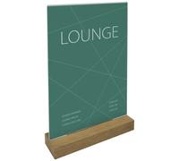 Sigel TA256 Espositore da tavolo adatto per formato carta: DIN A4 Trasparente,