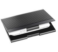 SIGEL VZ134 Custodia per biglietti da visita matt black, 1 pz
