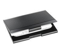 SIGEL VZ134 Custodia per biglietti da visita matt black, 1 pz