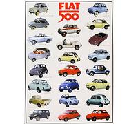 SIGEM Poster Auto Fiat 500 Storiche