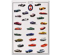 SIGEM Poster Maserati Storiche - Auto Sportive Italiane - Stampa di Design - Edizione