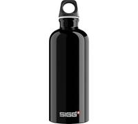 Traveller Sport 600 ml Alluminio Nero, Bottiglia di acqua Nero, 600 ml, Sport, Nero, Alluminio, Adulto, Tappo avvitabile