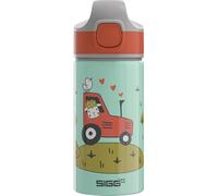 Sigg - Borraccia Bambini in Alluminio - Miracle - con Cannuccia - Ermetica - Leggera - Senza BPA - Certificata Climate Neutral - per La Scuola E Lo Sport - 0,4L