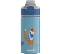 Sigg - Borraccia Bambini in Alluminio - Miracle - con Cannuccia - Ermetica - Leggera - Senza BPA - Certificata Climate Neutral - per La Scuola E Lo Sport - 0,4L