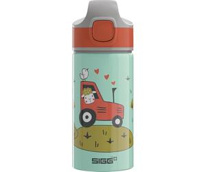 Sigg - Borraccia Bambini in Alluminio - Miracle - con Cannuccia - Ermetica - Leggera - Senza BPA - Certificata Climate Neutral - per La Scuola E Lo Sport - 0,4L