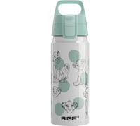 Sigg - Borraccia Bambini In Alluminio - WMB ONE Disney Simba e Nala - Perfetta Per Bevande Gassate - Ermetica - Leggera - Senza BPA - Certificata Climate Neutral - Bianco - 0,6L