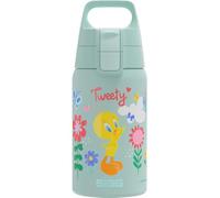 SIGG - Borraccia in acciaio inox per bambini - SHIELD ONE Tweety - Adatto per bevande gassate - Leggerissima - Senza BPA - Sport & Scuola - Azzurro con Tweety - 0,5 L
