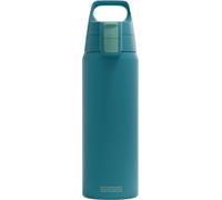 SIGG - Borraccia in acciaio inox - Shield One Blue Puya - Adatto per bevande gassate - A prova di perdite - Leggerissima - Senza BPA - Outdoor & Fitness - Blue - 0,75L