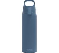 SIGG - Borraccia in acciaio inox - Shield One Deep Blue - Adatto per bevande gassate - A prova di perdite - Leggerissima - Senza BPA - Outdoor & Fitness - Deep Blue - 0,75L