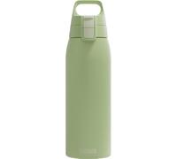 SIGG - Borraccia in acciaio inox - Shield One Eco Green - Adatto per bevande gassate - a prova di perdite - Leggerissima - Senza BPA - Outdoor & Fitness - Verde - 1L