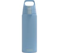 SIGG - Borraccia in acciaio inox - Shield One Water Blue - Adatto per bevande gassate - A prova di perdite - Leggera - Senza BPA - Outdoor & Fitness - Blu - 0,75L