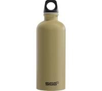 Sigg - Borraccia in alluminio - Traveller Caramel Sand - Swiss Made - Certificato Climate Partner - Adatto per bevande gassate - A prova di perdite - Leggero - Senza BPA - Outdoor - 0,6 l