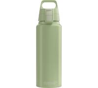 Sigg - Borraccia in alluminio - WMB One Eco Green - Certificazione ClimatePartner - Adatta per bevande gassate - A tenuta stagna e leggera - Senza BPA - Verde - 1 L