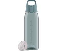 Sigg - Borraccia in Tritan - Total Color ONE Blu Mattino - Adatta per Bevande Gassate - Lavabile in Lavastoviglie - Antigoccia - Leggera - Senza BPA - Blu - 1L
