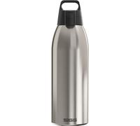 SIGG - Borraccia isolata - Therm One Brushed - Bevande gassate - A prova di perdite - Lavabile in lavastoviglie - Senza BPA - 90% acciaio inossidabile riciclato - Argento - 1,5L