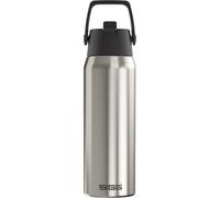 SIGG - Borraccia Isolata - Thermos Shield Therm FLIP Brushed - A prova di perdite - Lavabile in lavastoviglie - Senza BPA - 90% acciaio inox riciclato - Argento - 0.75L