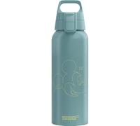 SIGG - Borraccia per bambini in alluminio - WMB ONE Mickey Mouse Lines 1 L | Borraccia per bambini, Adatta a bevande gassate, A prova di perdite, Leggerissima, Senza BPA, Sport & Scuola, Blu