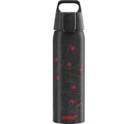 SIGG - Borraccia per bambini in alluminio - WMB ONE Spiderman Webs 0.75 L | Borraccia per bambini, Adatta a bevande gassate, A prova di perdite, Leggerissima, Senza BPA, Sport & Scuola, Nero