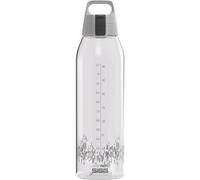 Sigg - Borraccia Tritan - Total Clear ONE - Perfetta Per Bevande Gassate - Lavabile In Lavastoviglie - Ermetica - Leggera - Resistente Ai Graffi - Senza BPA - 1,5L - Grey