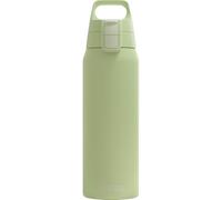 SIGG - Bottiglia termica - Shield Therm ONE Eco Green 0.75 L | A prova di perdite, Adatta a bevande gassate, 8h caldo & 54h freddo, Lavabile in lavastoviglie, Senza BPA, Verde chiaro