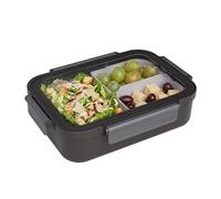 SIGG Contenitore per il pranzo Nimo L Anthracite - Contenitore per il pranzo leggero - 2 in 1 - senza BPA - grigio - 1 l