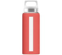 SIGG DREAM Scarlett 0,65L Bottiglia Vetro con coperchio, Senza BPA Rosso