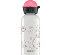 Sigg Funny Cows Borraccia Bambini (0.4 L), Borraccia Alluminio Con Chiusura Ermetica e Priva di Sostanze Nocive, Borraccia Bimbi Super Leggera in Alluminio
