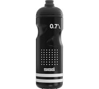 Sigg Gourde de sport Pulsar Black (0,75 L), Gourde hermétique idéale pour le cyclisme, Petite bouteille légère et sans BPA avec valve SureSnap®
