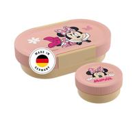 SIGG LUMO Kids - Contenitore per il pranzo Disney Minnie Junior Plus, ciotola interna e contenitore per snack a prova di perdite, adatto al microonde e alla lavastoviglie, senza BPA, leggero, per