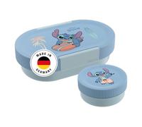 SIGG LUMO Kids - Contenitore per il pranzo Disney Stitch Surfing Plus, ciotola interna e contenitore per snack a prova di perdite, adatto al microonde e alla lavastoviglie, senza BPA, leggero, per