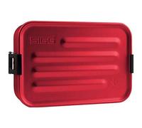 SIGG - Metal Box Plus S, Lunchbox 0,8 L, Moderno Contenitore Per Il Pane Con Pratico Inserto, Portapane Leggero In Alluminio Con Divisorio, Alluminio,