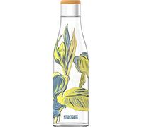 Sigg Metis Sumatra Borraccia vetro (0.6 L), Borraccia piccola senza plastica e BPA, Borraccia ermetica resistente al calore, In collaborazione con One Tree Planted