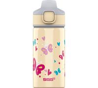 Sigg Miracle Butterfly Borraccia bambini (0.4 L), Bottiglia per bambini con cope