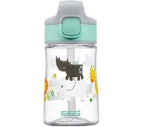 Sigg Miracle Jungle Friend Borraccia Bambini (0.35 L), Bottiglia per Bambini con Coperchio Ermetico, Borraccia Salvagoccia Trasportabile con Una Mano in Tritan
