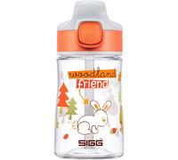 Sigg Miracle Woodland Friend Borraccia Bambini (0.35 L), Bottiglia per Bambini con Coperchio Ermetico, Borraccia Salvagoccia Trasportabile con Una Mano in Tritan