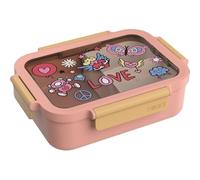 Sigg - NIMO Kids Set Peace & Love - Vassoio interno e contenitore per snack a tenuta stagna - Adatto a microonde e lavastoviglie - Senza BPA - Leggero - Per scuola e tempo libero - 800 ml