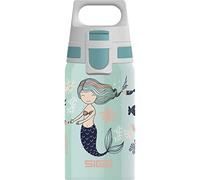 Sigg Shield One Atlantis Borraccia Bambini Riutilizzabile (0.5 L), Borraccia Acciaio Inossidabile con Chiusura Ermetica, Bottiglia Bimbi Utilizzabile con Una Sola Mano