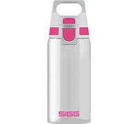 Sigg Total Clear One Berry Borraccia in Tritan (0,5 L), Ermetica e Priva di Sostanze Nocive, Leggerissima Design