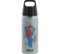 Sigg WMB ONE Kids Spiderman 1962, borraccia in alluminio per bambini, adatta per gassature gassate, a prova di perdite, leggera come una piuma, priva di BPA, certificata per il clima neutro, per sport