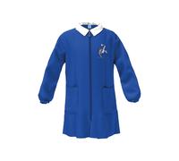 Siggi 33GR4398 Grembiule Scuola Elementare Bambino Blu Con Zip Frontale