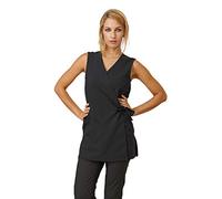 SIGGI - Casacca smanicata "Jaiden" donna in poliestere 100% colori vari. Una tasca in vita e laccio di chiusura. Peso al mq. gr. 180 - Taglia: M - Varianti: nero