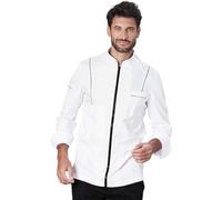 SIGGI GIACCA CHEF EROS BIANCO 0001+8000 NERO, M