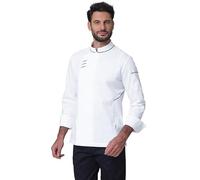 siggi Giacca Chef MOD. Xander Manica Lunga (Bianco, XL)