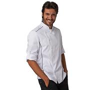 siggi - Giacca per Cuoco Alex in Cotone Drill 100% irrestringibile. Inserti Traspiranti. Peso al mq. gr. 190. - Taglia: S - Varianti: Bianco