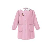 siggi Grembiule Asilo Bambina Con Bottone Quadretto Bianco Rosa 33gr3880, Disegno bambina Cuoca (7 Anni 122 cm)