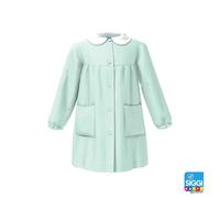 Siggi - Grembiule Asilo Bimba Quadretti - 2A / Quadretti Verde Acqua