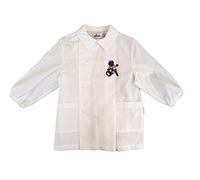 siggi grembiule bimbo asilo taglia 2 anni colore bianco